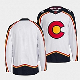 Men's Colorado Avalanche Blank White 2022-23 Reverse Retro Stitched Jersey,baseball caps,new era cap wholesale,wholesale hats